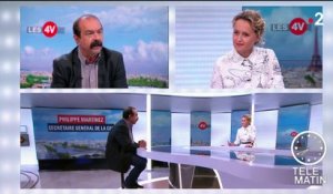 Réforme de la SNCF : "Il y a besoin de maintenir la pression", affirme Philippe Martinez, de la CGT