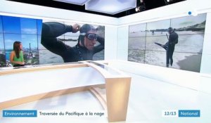Environnement : l'incroyable traversée du Pacifique à la nage de Benoît Lecomte