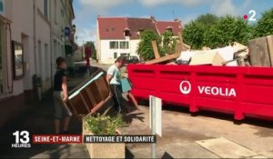 Intempéries en Seine-et-Marne : l'heure est au nettoyage à Bellot