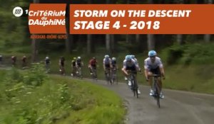 Storm on the descent - Étape 4 / Stage 4 (Chazey-sur-Ain / Lans-en-Vercors) - Critérium du Dauphiné 2018