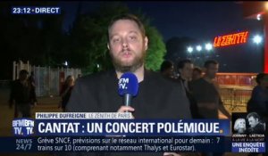 Concert de Cantat: l’artiste a salué "la plupart des gens qui étaient là pour de bonnes raisons"