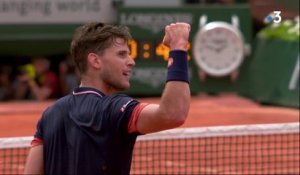 Roland-Garros 2018 : Thiem ne lâche rien et remporte le premeir set !