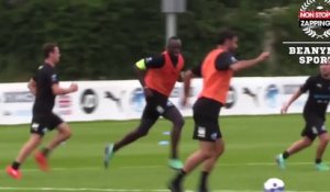 Soccer Aid : Quand Usain Bolt s'entraîne au foot avec Robert Pirès et Yaya Touré (Vidéo)