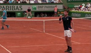 Roland-Garros 2018 : Echange de missile entre les deux, Thiem remporte la première bataille !