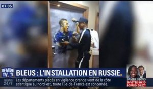 Les premières images des Bleus dans leur hôtel à Istra, en Russie 
