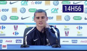 Équipe de France : Griezmann harcelé de questions   sur le mercato en conférence de presse