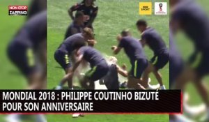 Mondial 2018 : Philippe Coutinho se prend des oeufs et de la farine par ses coéquipiers (vidéo)