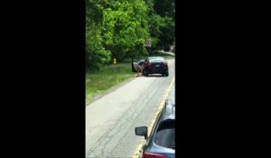 Quand tu as une envie très pressante dans les bouchons... pas trop le choix