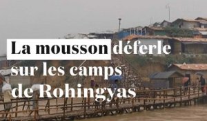 Rohingyas : la mousson s'abat sur les camps de réfugiés