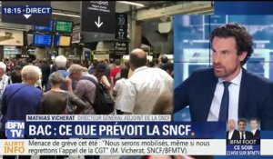 Bac: "Nous serons au rendez-vous malgré la grève", estime le directeur général adjoint de la SNCF