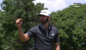 Fabuleux putt du leader Dustin Johnson !