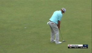 Très beau putt de Hoffman qui rentre dans le par