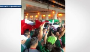 Les supporters Mexicains mettent le feu à Moscou