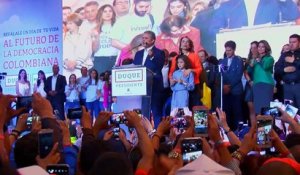 Colombie: le candidat de droite, Ivan Duque, célèbre sa victoire