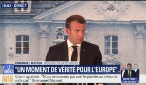 Crise migratoire: Macron veut travailler davantage avec les pays de transit et en particulier la Libye