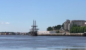 Arrivée du galion espagnol dans le port de Nantes
