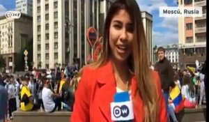 Une journaliste colombienne se fait embrasser et attraper la poitrine en direct