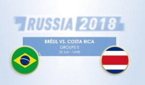 Le Face à Face - Brésil vs. Costa Rica