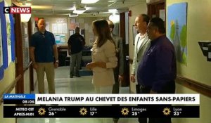 La veste polémique de Melania Trump qui fait beaucoup réagir les américains et la presse - Regardez