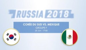 Le Face à Face - Corée du Sud vs. Mexique