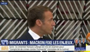 Migrants: Emmanuel Macron "défendra des solutions européennes de coopération"