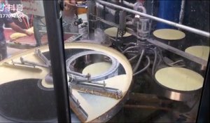 Machine à crêpe chinoise... En mode usine