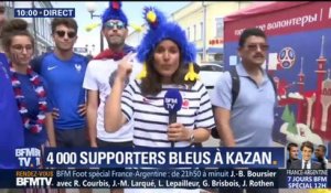 France-Argentine: 4 000 supporters sont là soutenir les Bleus à Kazan