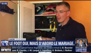 France-Argentine: il se marie à l'heure du match et a trouvé des parades