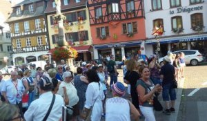 La fête à Obernai après France-Argentine, Coupe du monde 2018