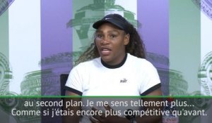 Wimbledon - Williams : "Encore plus compétitrice qu'avant"