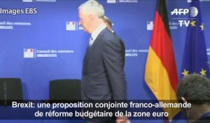 La France et l'Allemagne proposent un budget pour la zone euro