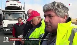Charente : les "gilets jaunes" paralysent la périphérie d’Angoulême