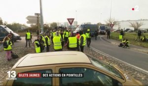 "Gilets jaunes" : des actions en pointillé dans toute la France