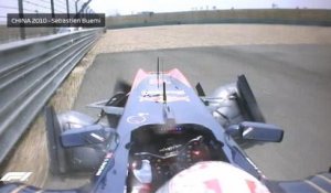 Grand Prix de Grande-Bretagne - L'accident impressionnant de Sébastien Buemi en 2010