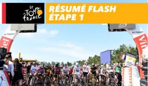 Résumé Flash - Étape 1 - Tour de France 2018