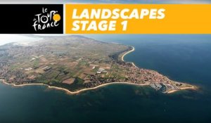 Paysages du jour / Landscapes of the day - Étape 1 / Stage 1 - Tour de France 2018