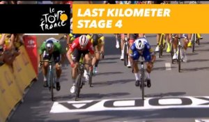 Last kilometer / Flamme rouge - Étape 4 / Stage 4 - Tour de France 2018