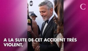 George Clooney hospitalisé : un choc impressionnant révélé dans la vidéo de son accident de scooter