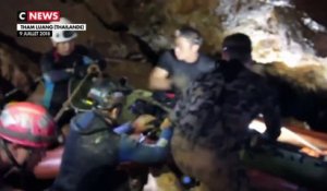 Thaïlande : vidéo du sauvetage dans la grotte