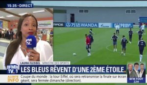 Quel dispositif en cas de victoire des Bleus ? "Il n'y aura que des surprises", promet Laura flessel