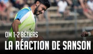 OM - Béziers (1-2) | La réaction de Morgan Sanson