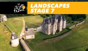 Paysages du jour / Landscapes of the day - Étape 7 / Stage 7 - Tour de France 2018