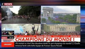 Champions du monde: Les supporters arrivent en nombre sur les Champs-Elysées pour fêter la deuxième étoile - VIDEO