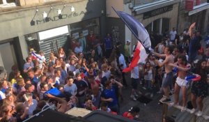 Après la victoire face à la Croatie, ambiance de folie dans le centre-ville !