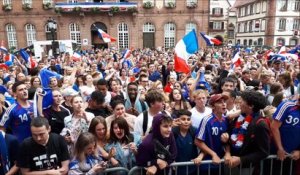 La victoire des Bleus dans la fan zone de Wissembourg
