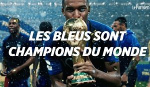 Champions du monde, les Bleus célèbrent leur victoire
