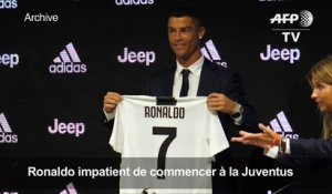 Ronaldo se dit impatient de commencer à la Juventus