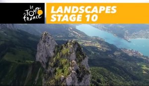 Paysages du jour / Landscapes of the day - Étape 10 / Stage 10 - Tour de France 2018