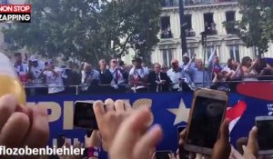 Champs-Elysées : Olivier Giroud visé par un projectile de supporter (vidéo)