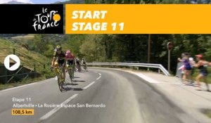 Départ réel / Start - Étape 11 / Stage 11 - Tour de France 2018